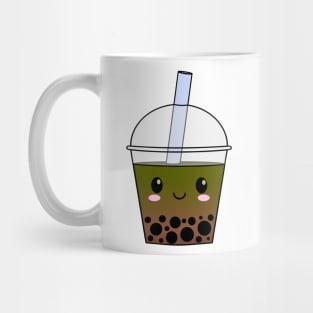 Cute matcha bubble tea Mug